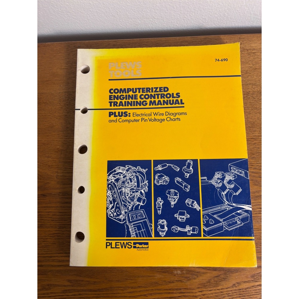 Plews Tools Computerized Engine Controls Training Manual 74-690 Wire Diagrams